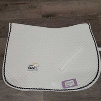 Quilt Jumper Saddle Pad, 1x piping *xc/vgc, v. mnr rubs, pills, stains
