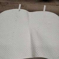 Quilt Jumper Saddle Pad, 1x piping *xc/vgc, v. mnr rubs, pills, stains
