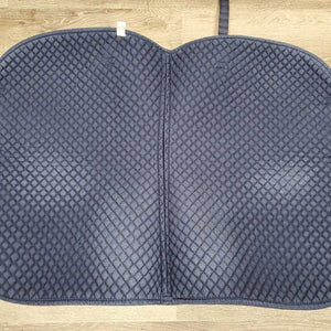 Quilt Jumper Saddle Pad, 1x piping *vgc, clean, faded, rubs, pills, mnr hair