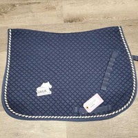 Quilt Jumper Saddle Pad, 1x piping *vgc, rubs, mnr faded, pills