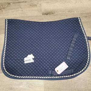 Quilt Jumper Saddle Pad, 1x piping *vgc, rubs, mnr faded, pills