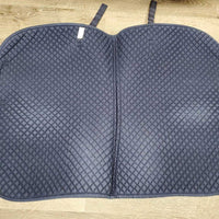 Quilt Jumper Saddle Pad, 1x piping *vgc, rubs, mnr faded, pills
