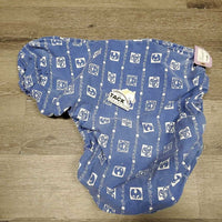 Cotton Saddle Cover *gc, clean, faded
