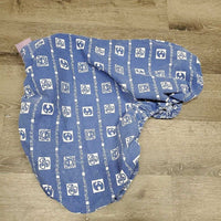 Cotton Saddle Cover *gc, clean, faded