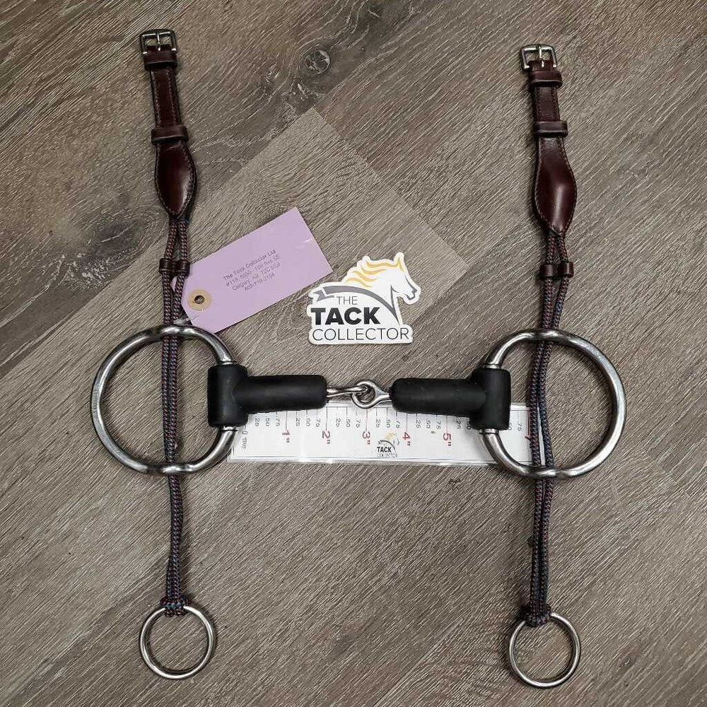 Thick Rubber Gag Bit, ?Nunn Finer Nylon Rope Gag Cheeks *xc, clean, v.mnr rubs, residue & frays, 0 Bottom Stoppers