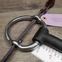 Thick Rubber Gag Bit, ?Nunn Finer Nylon Rope Gag Cheeks *xc, clean, v.mnr rubs, residue & frays, 0 Bottom Stoppers
