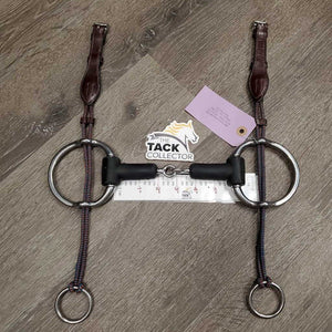Thick Rubber Gag Bit, ?Nunn Finer Nylon Rope Gag Cheeks *xc, clean, v.mnr rubs, residue & frays, 0 Bottom Stoppers