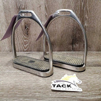 Fine Hvy Stirrup Irons, grips *gc, clean & dirty, stains, scuffs
