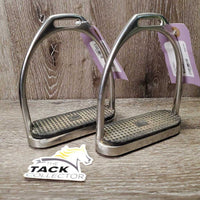 Fine Hvy Stirrup Irons, grips *gc, clean, stains, scuffs
