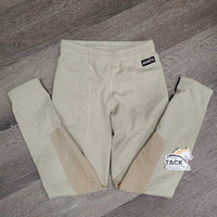 JUNIORS EuroSeat Riding Tight Breeches, drawstring *gc, clean, mnr rubs, pills & loose threads
