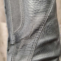 JUNIORS Field Boots, zip *vgc, clean, loose & folded insoles, mnr peeled spots - R