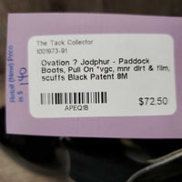 Jodphur - Paddock Boots, Pull On *vgc, mnr dirt & film, scuffs
