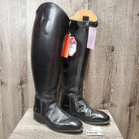 Dressage Boots, Zips, Blue Forms, Blue Boot Bag *vgc, dusty, rubs, scratches, aftermarket zips? (inside tabs)
