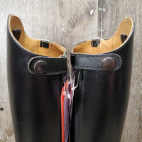 Dressage Boots, Zips, Blue Forms, Blue Boot Bag *vgc, dusty, rubs, scratches, aftermarket zips? (inside tabs)
