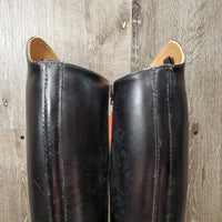 Dressage Boots, Zips, Blue Forms, Blue Boot Bag *vgc, dusty, rubs, scratches, aftermarket zips? (inside tabs)