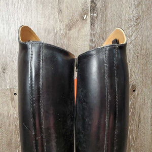 Dressage Boots, Zips, Blue Forms, Blue Boot Bag *vgc, dusty, rubs, scratches, aftermarket zips? (inside tabs)