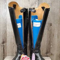 Dressage Boots, Zips, Blue Forms, Blue Boot Bag *vgc, dusty, rubs, scratches, aftermarket zips? (inside tabs)

