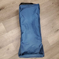 Dressage Boots, Zips, Blue Forms, Blue Boot Bag *vgc, dusty, rubs, scratches, aftermarket zips? (inside tabs)
