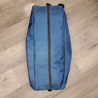 Dressage Boots, Zips, Blue Forms, Blue Boot Bag *vgc, dusty, rubs, scratches, aftermarket zips? (inside tabs)
