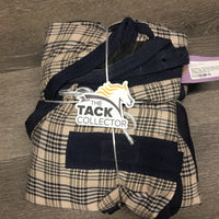 Cotton Stable Sheet 2 legs, 0 tail *gc, dirt, stains, mnr snags, pills, hair, frays, stains
