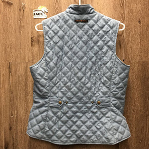 Quilt Vest, Butterfly Lining, Zipper *xc, mnr puckers
