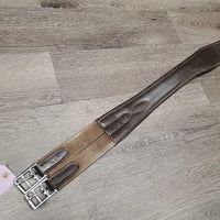 FS Leather Girth, 1x els *gc, clean, rubs, stains, faded, hairy seams, mnr residue