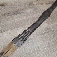 FS Leather Girth, 1x els *gc, clean, rubs, stains, faded, hairy seams, mnr residue