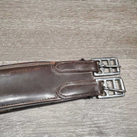 FS Leather Girth, 1x els *gc, clean, rubs, stains, faded, hairy seams, mnr residue