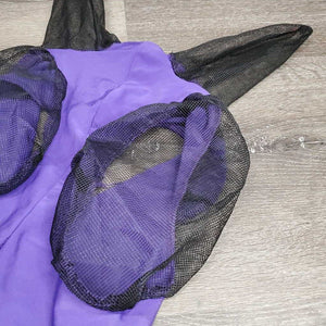 Lycra Fly Mask, ear, forelock hole *vgc, clean, mnr snags, stains, faded