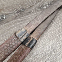Rubber Reins *gc/fair, rubs, dry, creas, v.thin & holey edges
