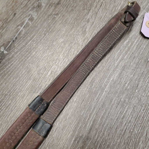 Rubber Reins *gc/fair, rubs, dry, creas, v.thin & holey edges