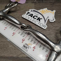 Tom Thumb Western Snaffle Bit *fair, clean, residue, scratches, bent/loose joint
