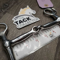 Tom Thumb Western Snaffle Bit *fair, clean, residue, scratches, bent/loose joint
