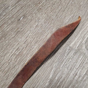 1 ONLY Western Leather Split Rein, lace *gc, clean, twists, scratches, rubs, dirt/residue