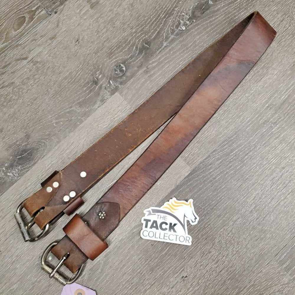Flat Leather Back Cinch *vgc, stains, mnr scratches & residue