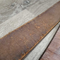 Flat Leather Back Cinch *vgc, stains, mnr scratches & residue
