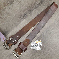 Flat Leather Back Cinch *vgc, stains, mnr scratches & residue

