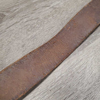 Flat Leather Back Cinch *vgc, stains, mnr scratches & residue