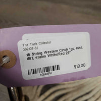 15 String Western Cinch *gc, rust, dirt, stains