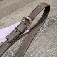 Flat Running Martingale *fair/poor, dirty, cut/broken end, older, dry, v.rusty, stiff, cracking
