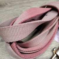 Nylon Web Lunge Line, rubber disc end, loop handle *fair, stains, v.faded, rough edges, dirty, rust