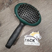 Dog? Plastic Mane & Tail Bristle Brush, handle *gc, clean, scrapes, mnr hair