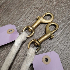 Round & Flat Light Cotton Web Driving Lines *gc, mnr dirt, stains, rubs & snags