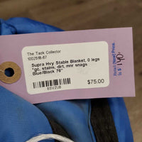 Hvy Stable Blanket, 0 legs *gc, stains, dirt, mnr snags
