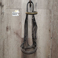 Bridle, Clinker Browband *vgc, mnr dirt & clean, stiff, tight keeper, mismatched browband