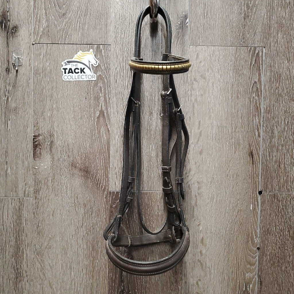 Bridle, Clinker Browband *vgc, mnr dirt & clean, stiff, tight keeper, mismatched browband