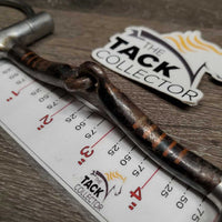 Med Sweet Iron Western Offset D Ring Bit *gc, clean & mnr dirt?residue, rubs, scratches, chews, rust, rough
