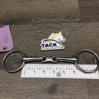 Thin French Link Loose Ring Bradoon Bit *gc, dirty, rubs, scratches