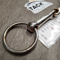 Thin Loose Ring Bradoon Bit *fair, clean, gouges, rusty, scrapes