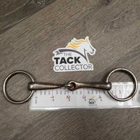 Thin Loose Ring Bradoon Bit *fair, clean, gouges, rusty, scrapes
